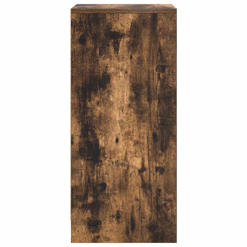 Scarpiera Rovere Fumo 29,5x34x76 cm in Legno Multistrato
