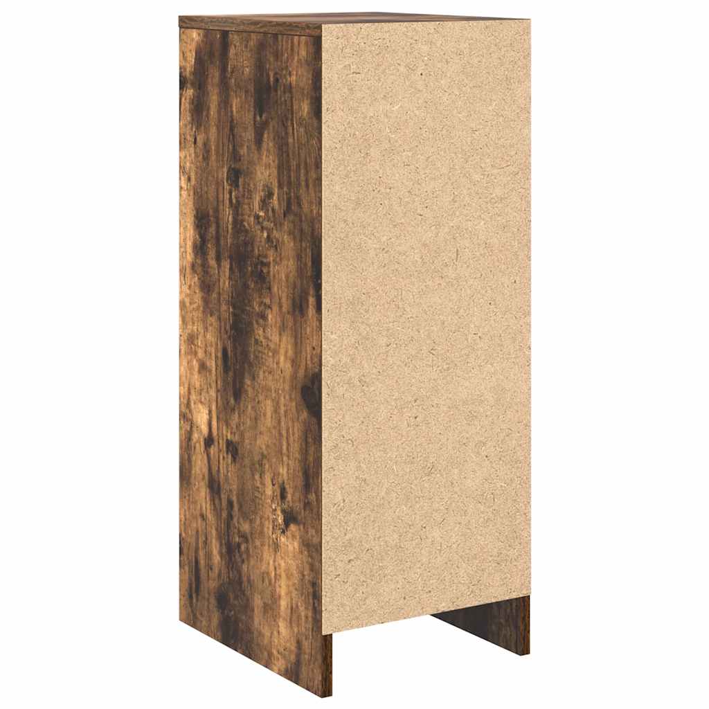 Scarpiera Rovere Fumo 29,5x34x76 cm in Legno Multistrato