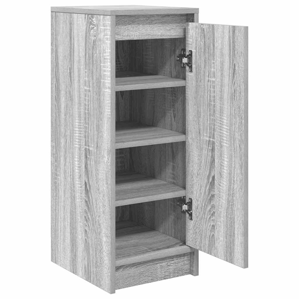 Scarpiera Grigio Sonoma 29,5x34x76 cm in Legno Multistrato