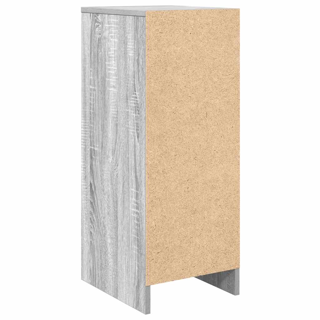 Scarpiera Grigio Sonoma 29,5x34x76 cm in Legno Multistrato