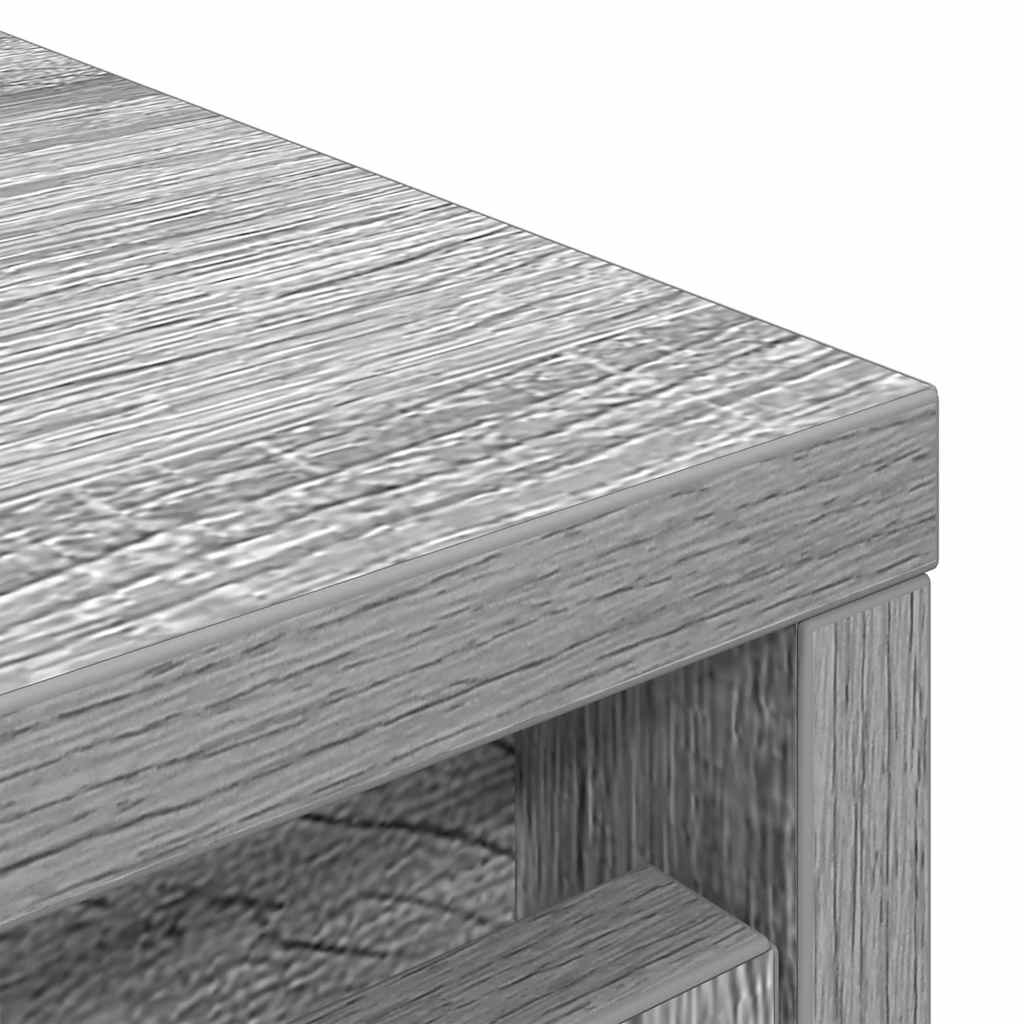 Scarpiera Grigio Sonoma 29,5x34x76 cm in Legno Multistrato