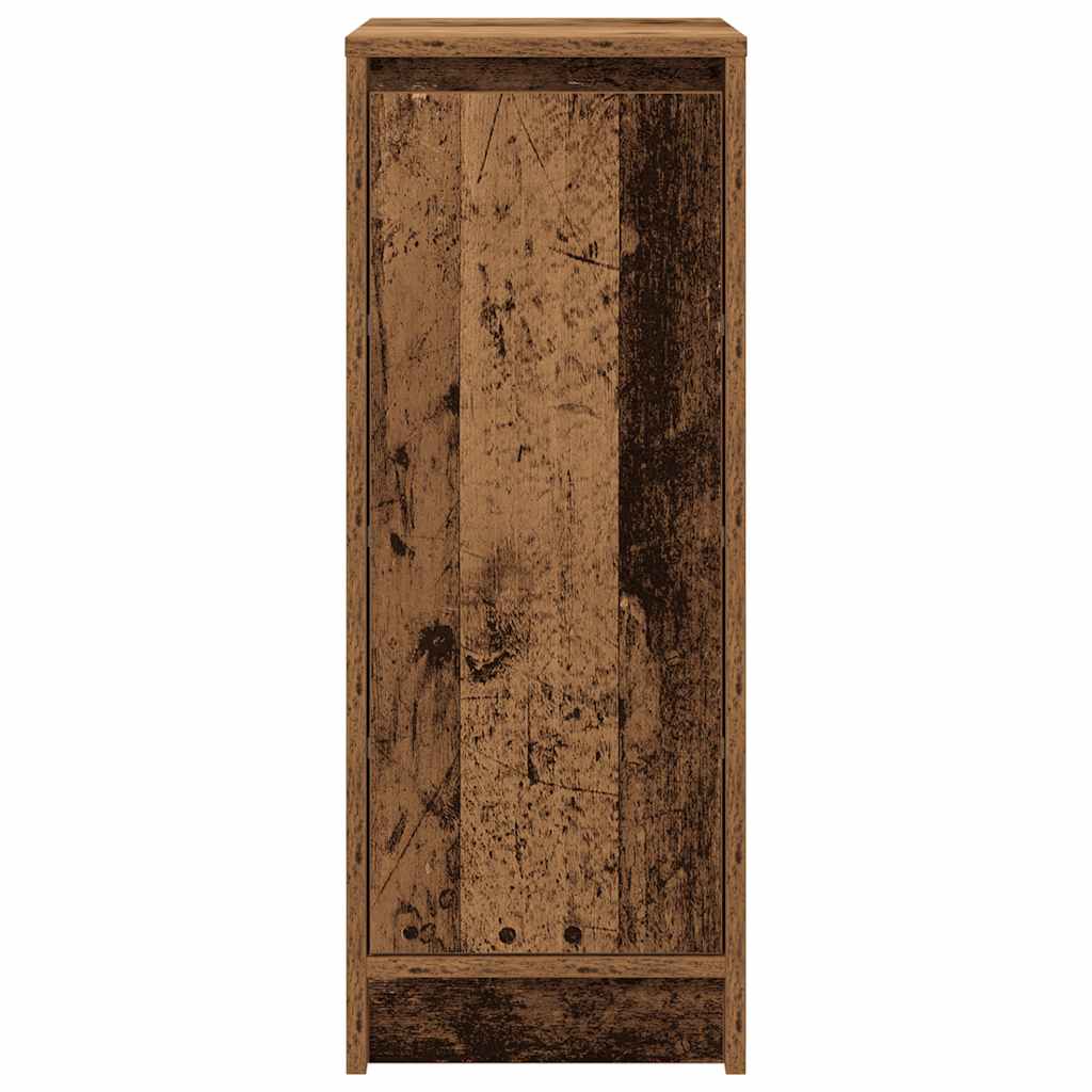 Scarpiera Legno Antico 29,5x34x76 cm in Legno Multistrato