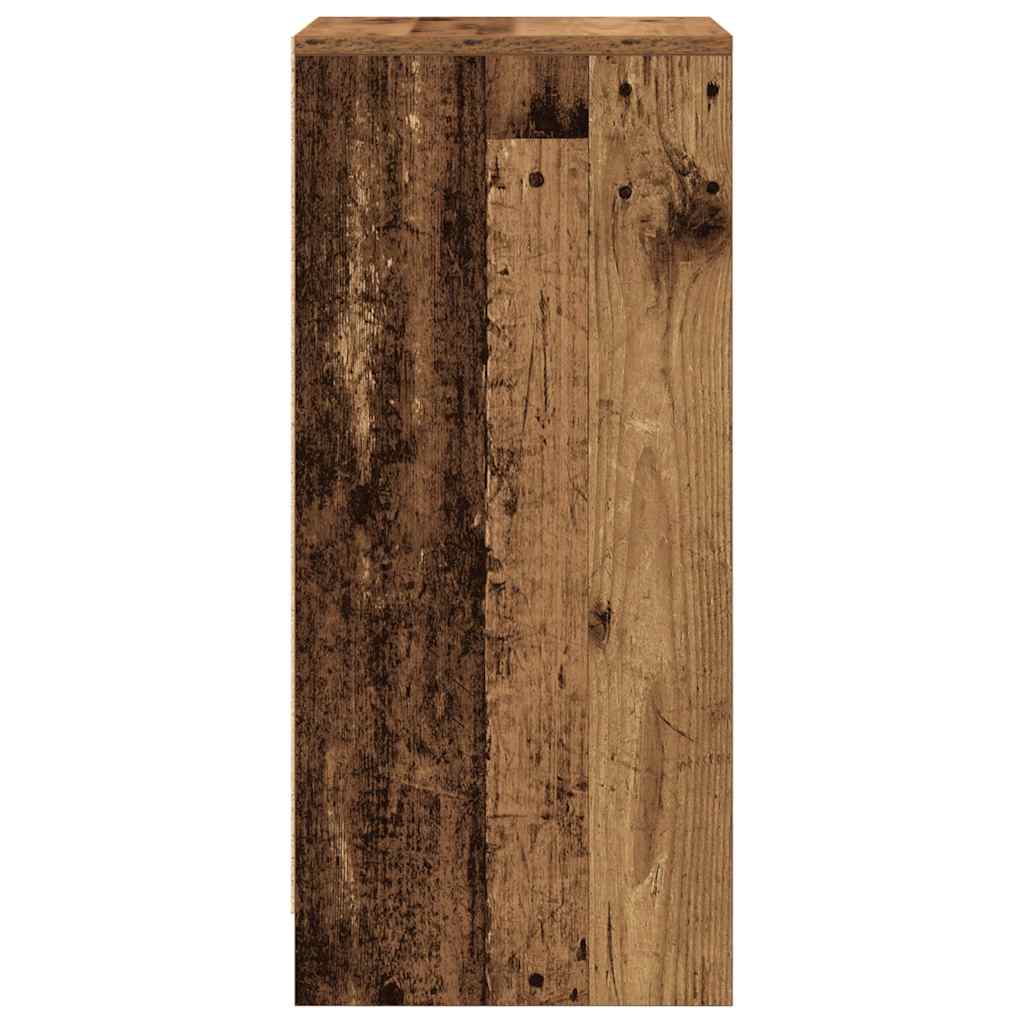 Scarpiera Legno Antico 29,5x34x76 cm in Legno Multistrato
