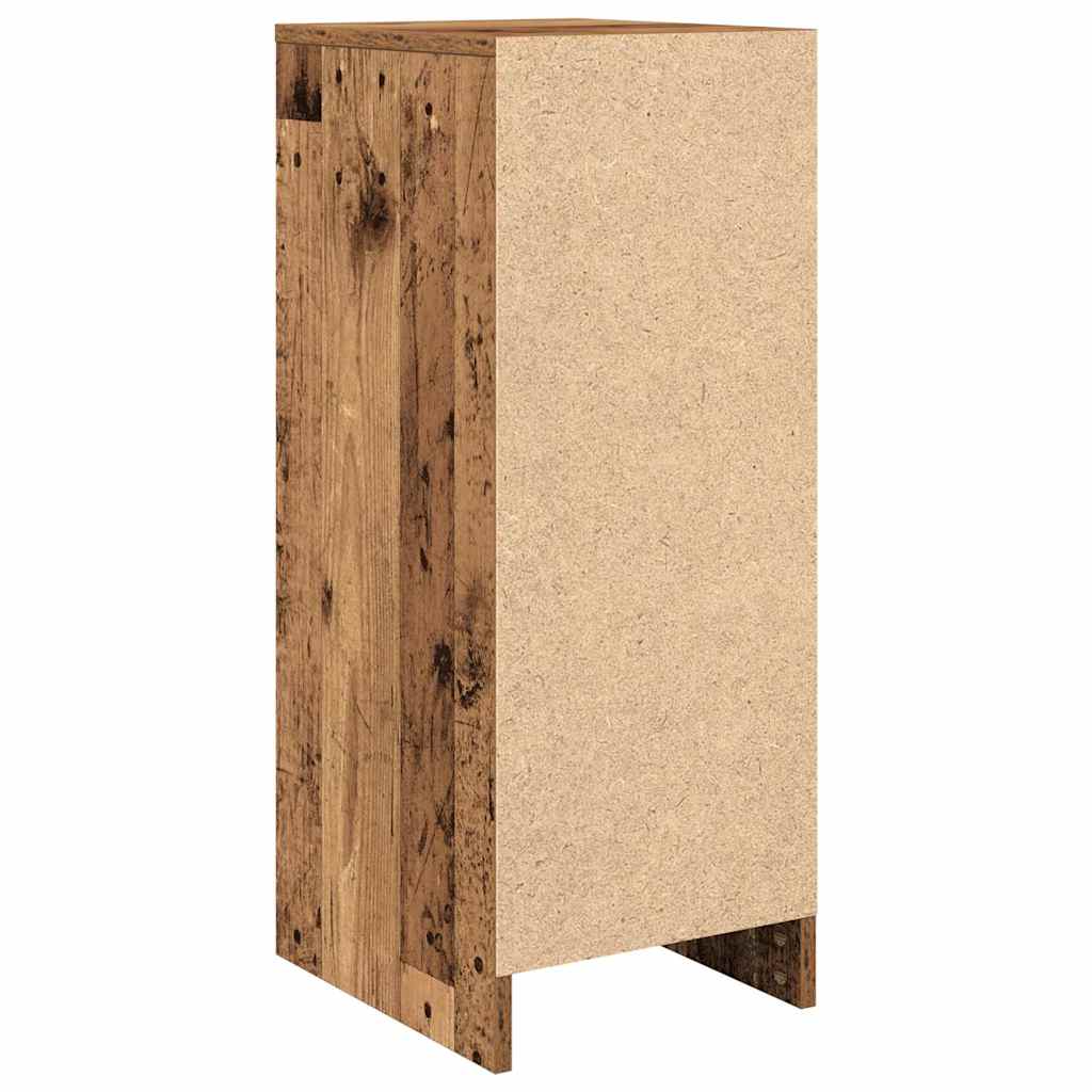Scarpiera Legno Antico 29,5x34x76 cm in Legno Multistrato