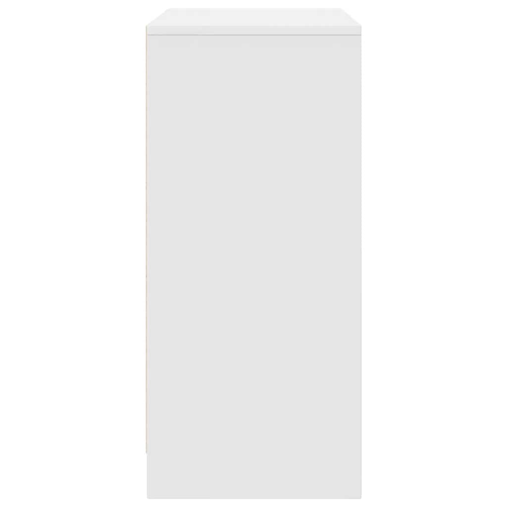 Scarpiera Bianca 57x34x76 cm in Legno Multistrato