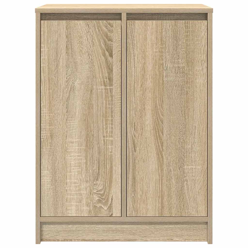 Scarpiera Rovere Sonoma 57x34x76 cm in Legno Multistrato
