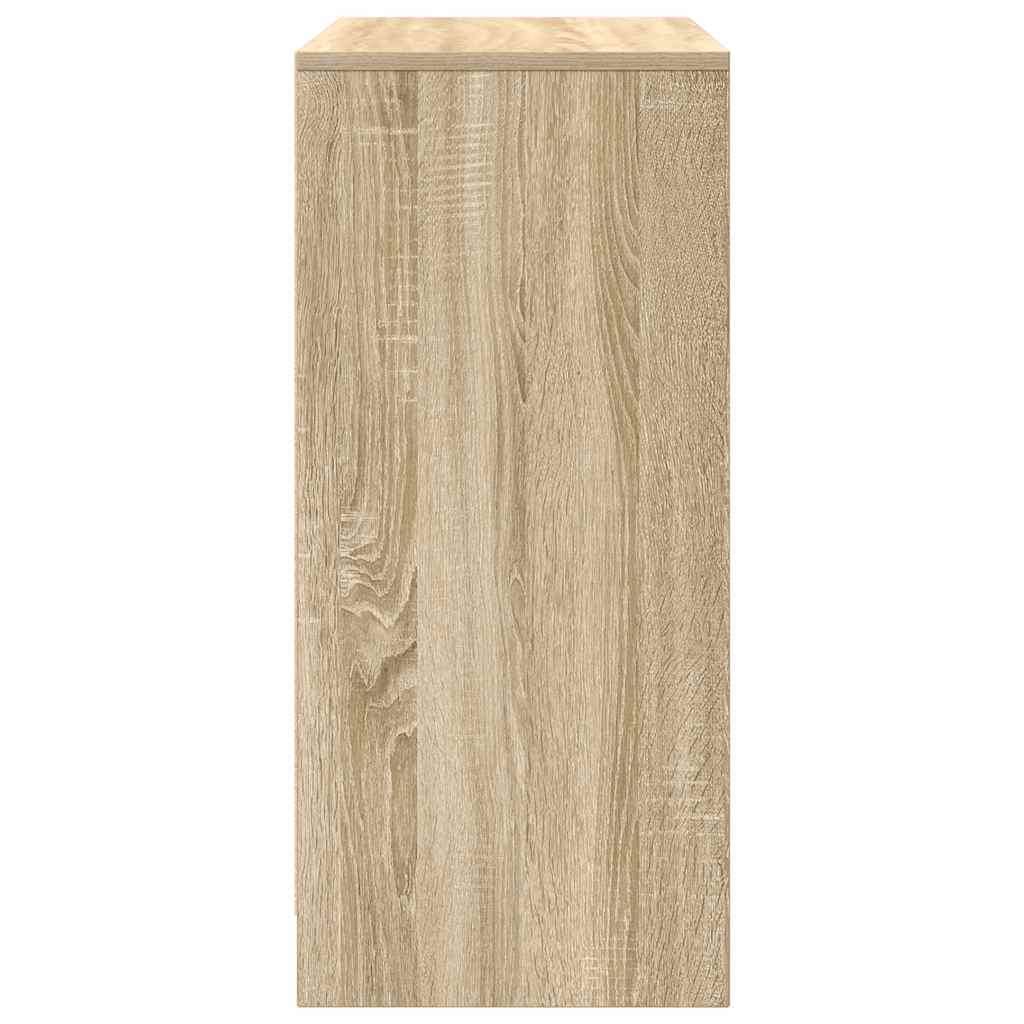 Scarpiera Rovere Sonoma 57x34x76 cm in Legno Multistrato