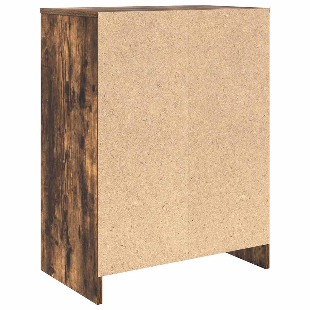Scarpiera Rovere Fumo 57x34x76 cm in Legno Multistrato