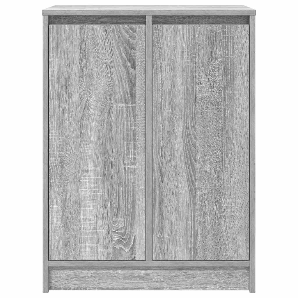 Scarpiera Grigio Sonoma 57x34x76 cm in Legno Multistrato