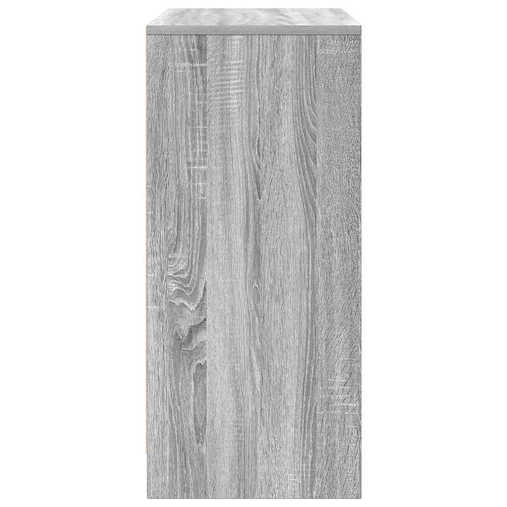 Scarpiera Grigio Sonoma 57x34x76 cm in Legno Multistrato