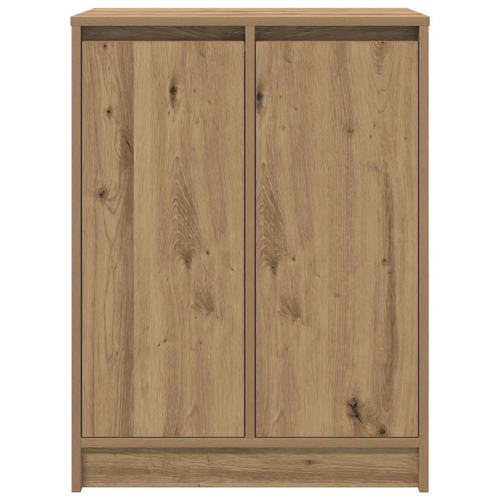 Scarpiera Rovere Artigianale 57x34x76 cm in Legno Multistrato