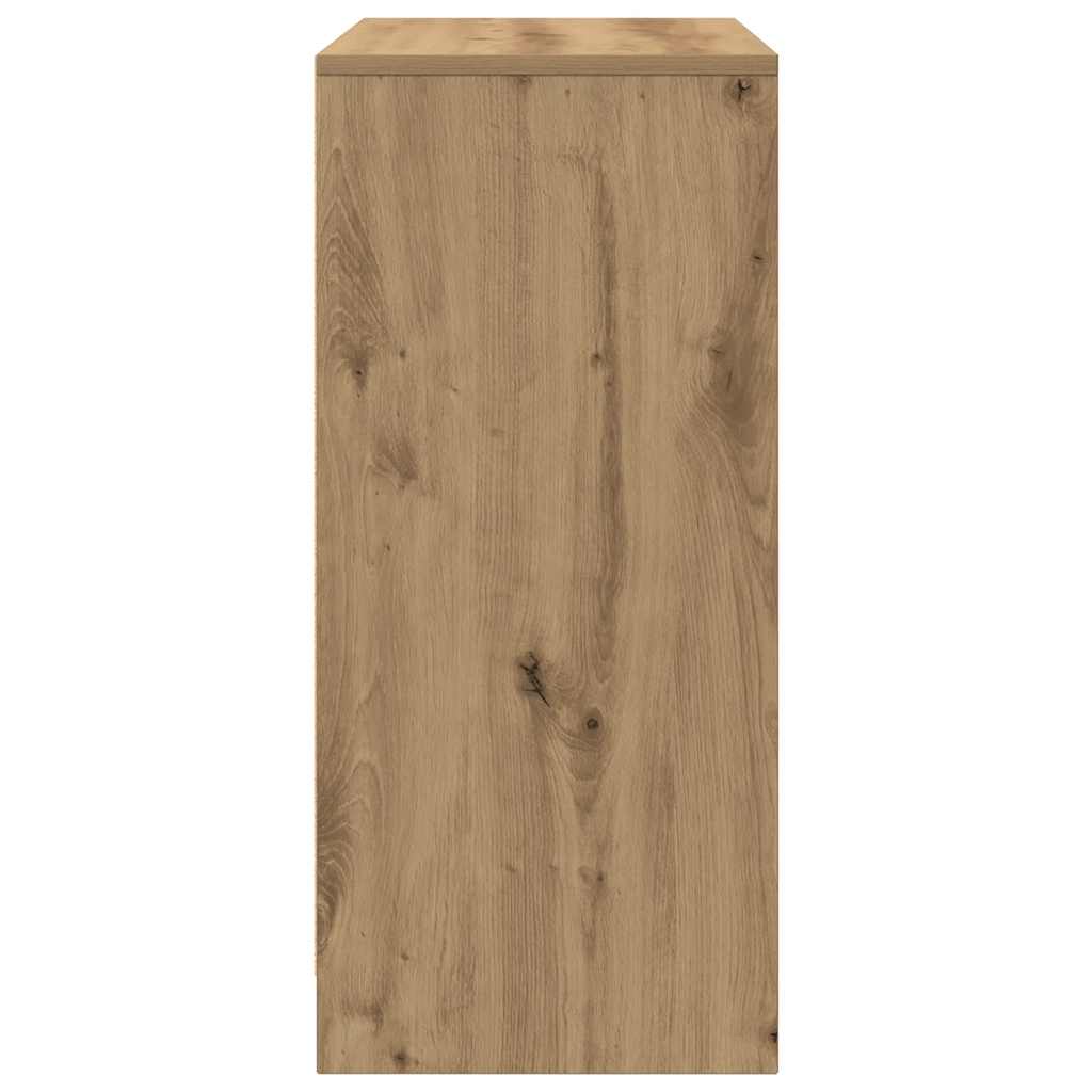 Scarpiera Rovere Artigianale 57x34x76 cm in Legno Multistrato