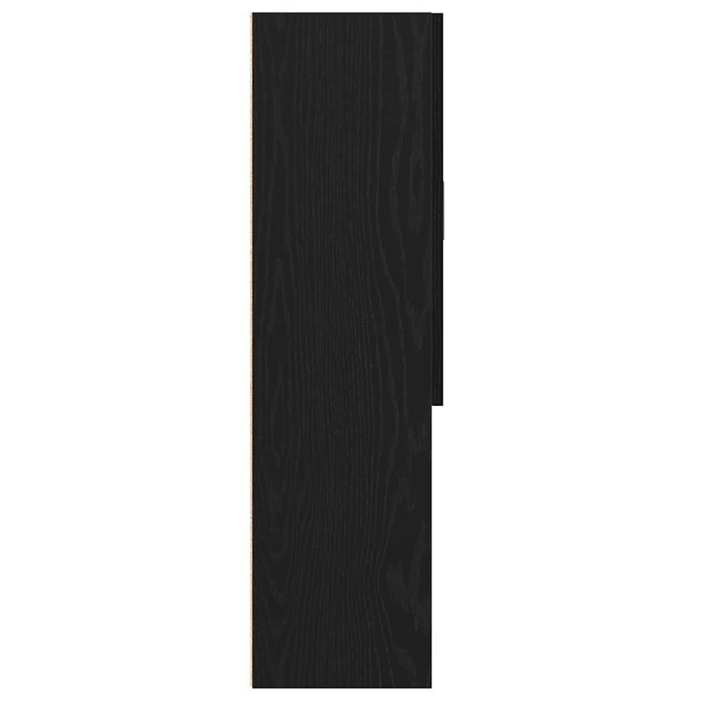 Mobile per Lavatrice Rovere Nero 70,5x25,5x90 cm