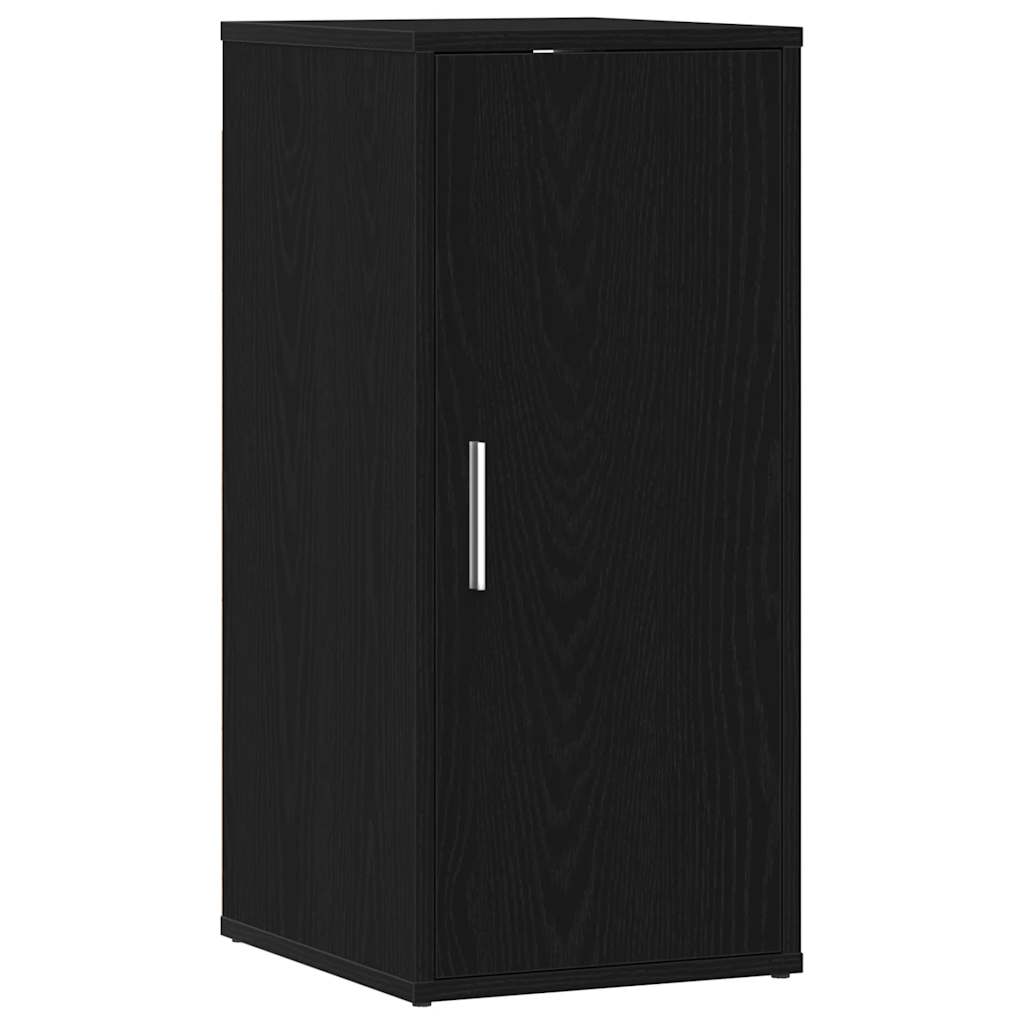 Scarpiera Rovere Rovere Nero 32x35x70 cm in Truciolato