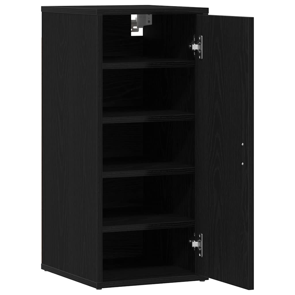 Scarpiere 2 pz Rovere Nero 32x35x70 cm in Truciolato