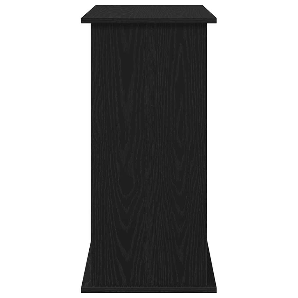 Supporto per acquario in rovere nero 81x36x73 cm in legno ingegnerizzato