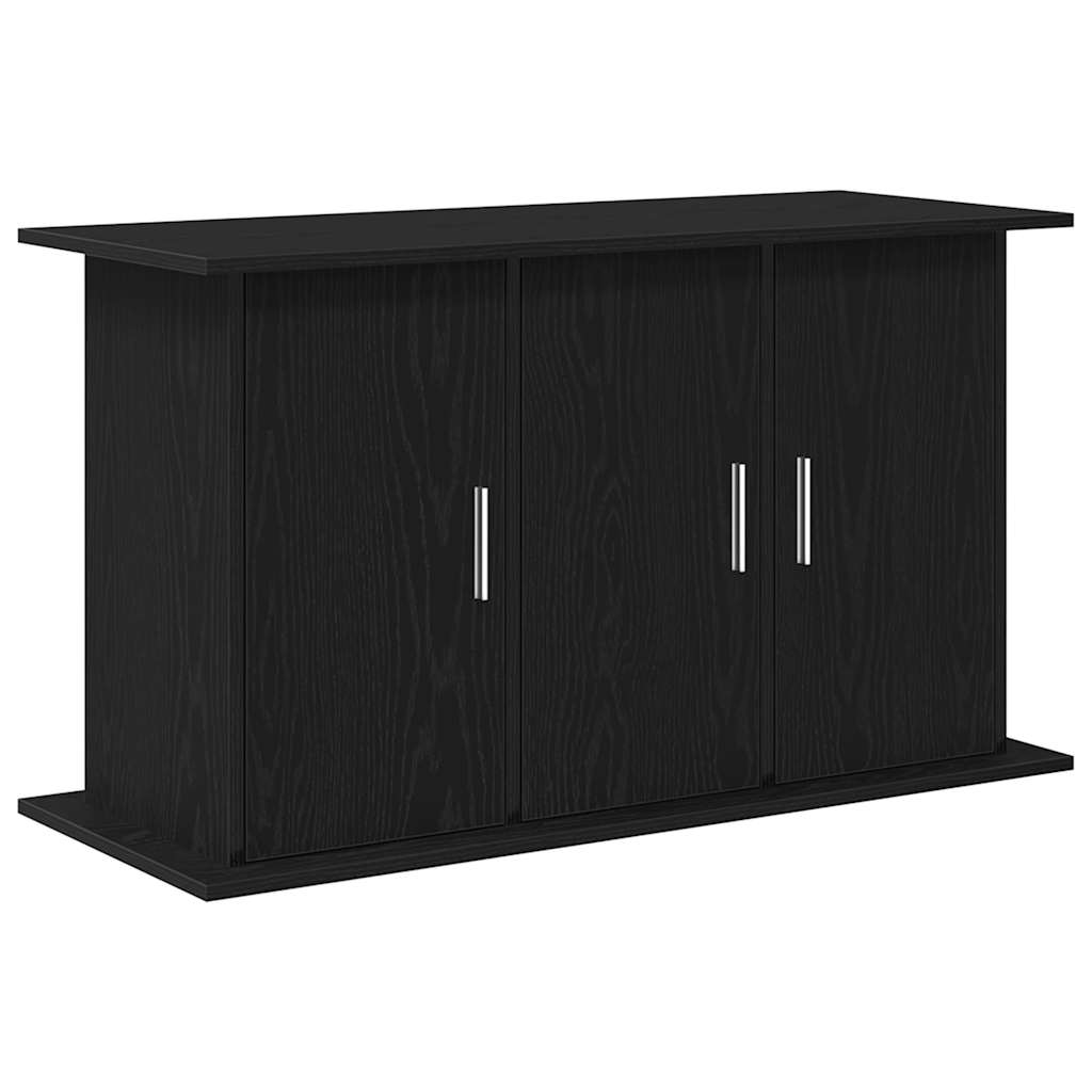 Supporto per acquario in rovere nero 101x41x58 cm in legno ingegnerizzato
