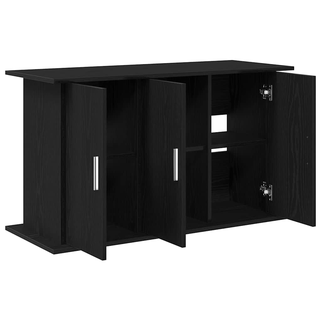 Supporto per acquario in rovere nero 101x41x58 cm in legno ingegnerizzato
