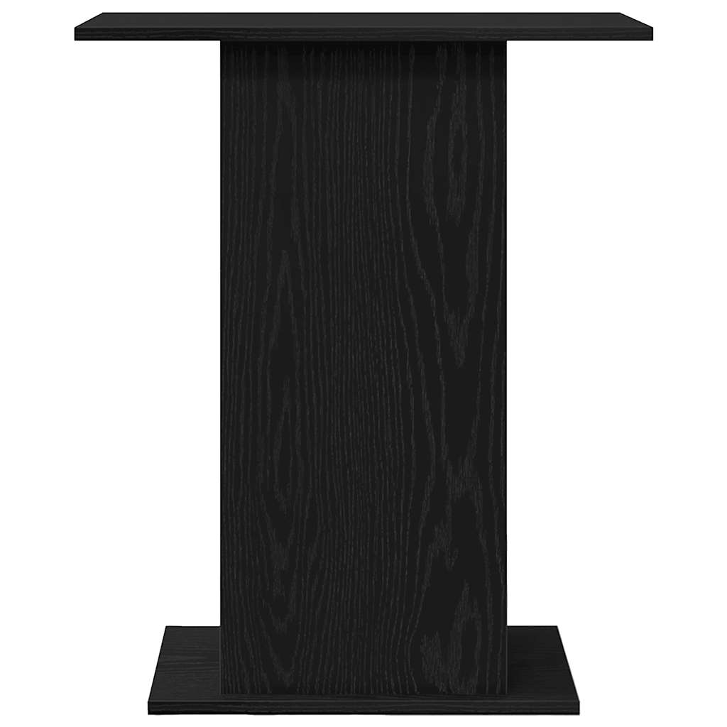 Supporto per Acquario 60,5x36x72,5cm Multistrato Rovere Nero