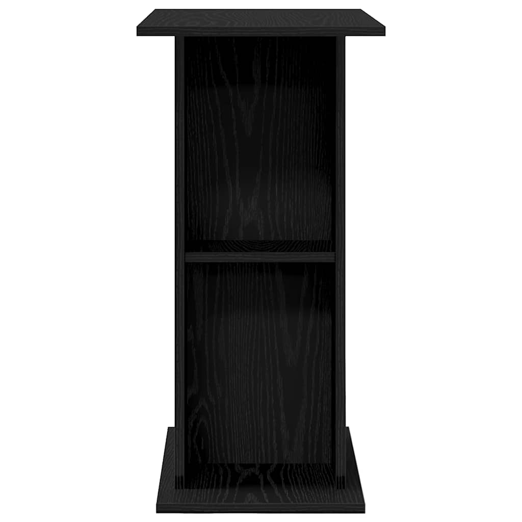 Supporto per Acquario 60,5x36x72,5cm Multistrato Rovere Nero