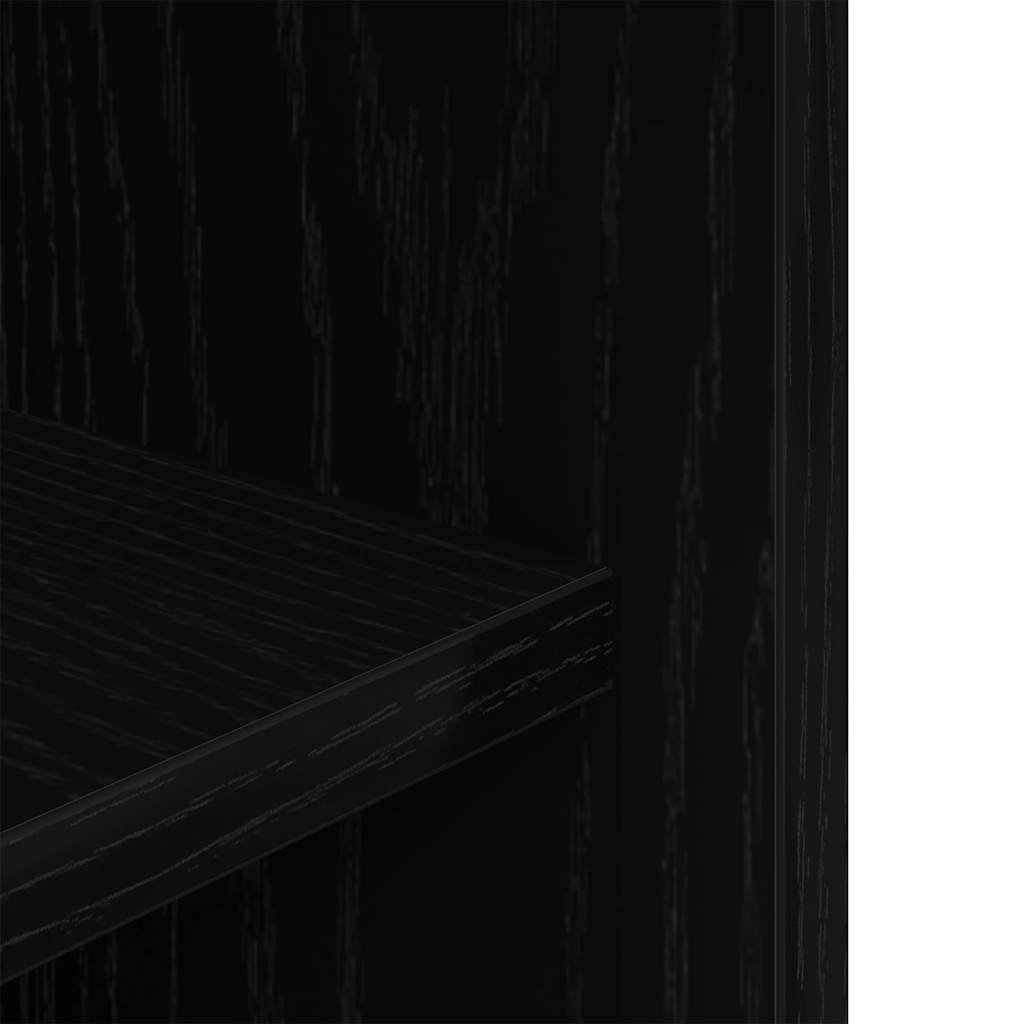 Supporto per Acquario 60,5x36x72,5cm Multistrato Rovere Nero