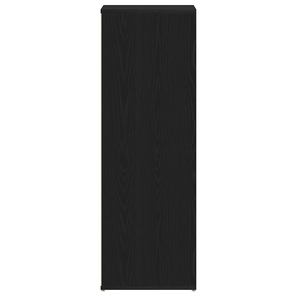 Scarpiera Rovere Nero 54x34x100,5 cm in Legno Multistrato
