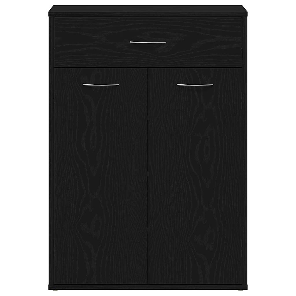 Scarpiera 60 x 35 x 84 cm Legno ingegnerizzato Rovere Nero
