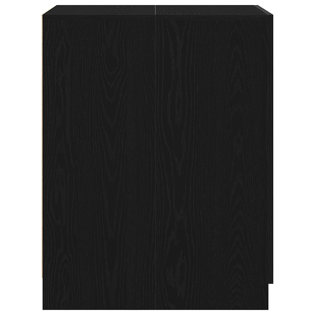 Armadio per Lavatrice Rovere Nero 70,5 x 71,5 x 91,5 cm