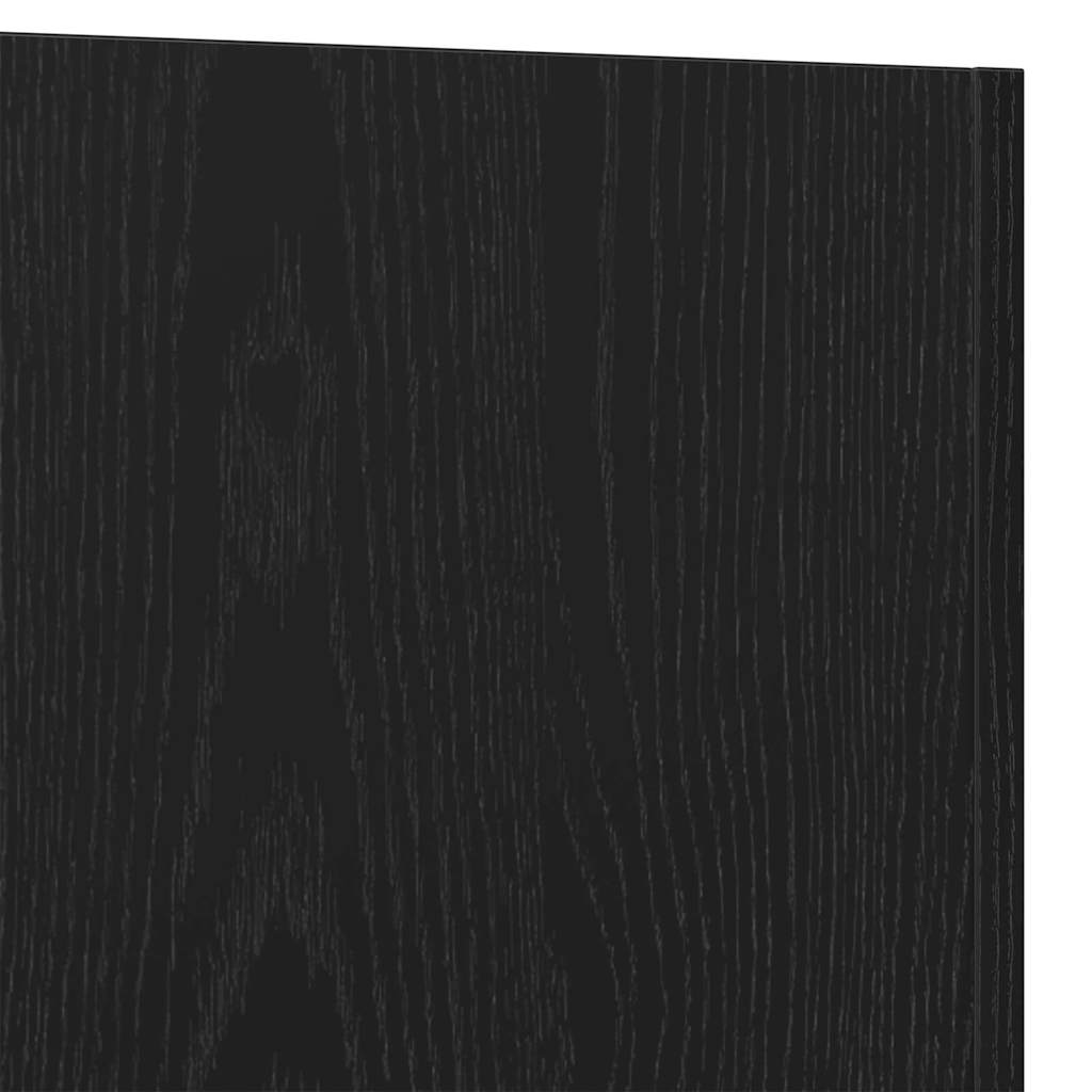 Scatola per vasi Rovere Nero 40 x 40 x 40 cm