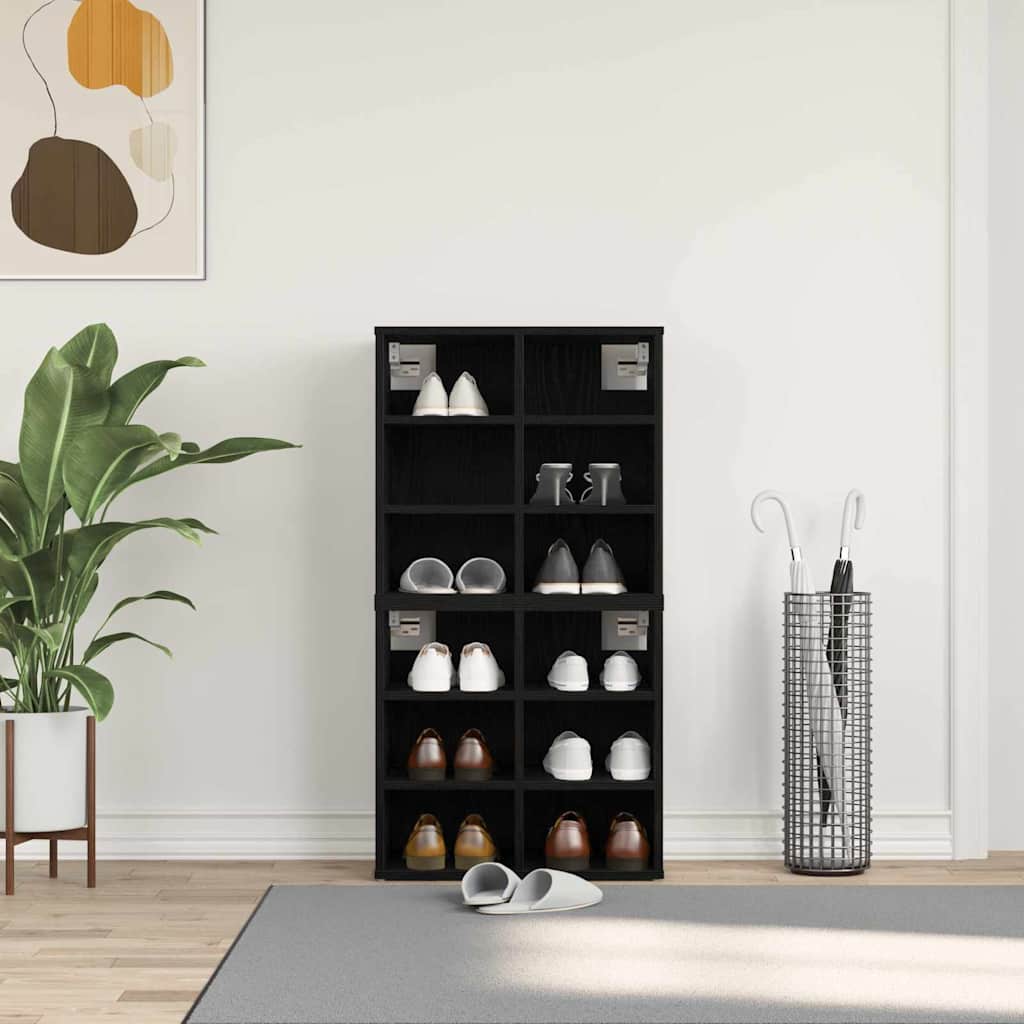 Mobile per scarpe 2 pz 52 x 30 x 50,5 cm Legno ingegnerizzato