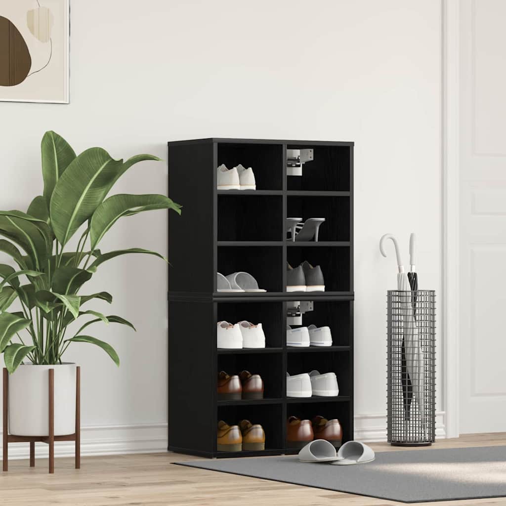 Mobile per scarpe 2 pz 52 x 30 x 50,5 cm Legno ingegnerizzato