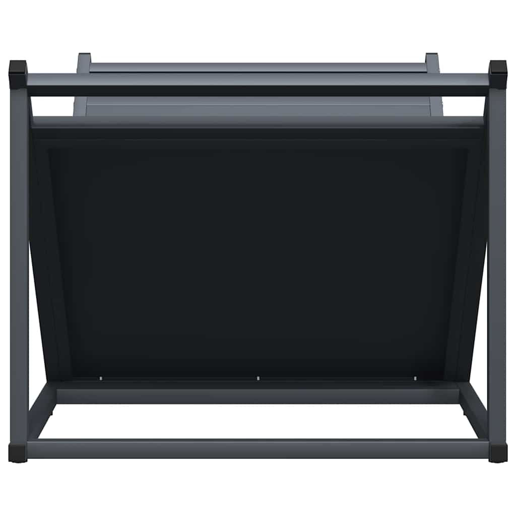 Rastrelliera per Legna da Ardere Antracite 70x43x34,5 cm