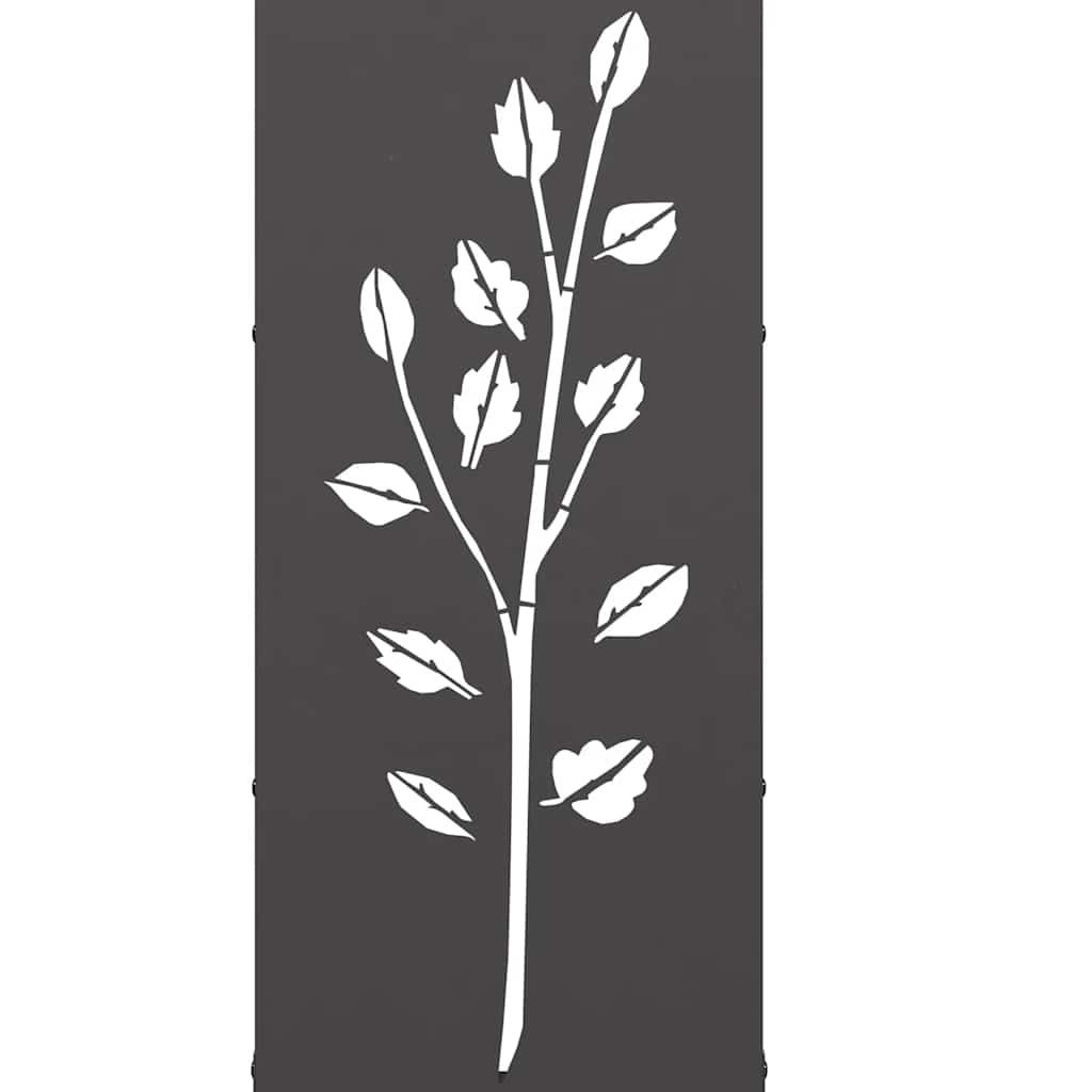 Rastrelliera per Legna da Ardere Nera 40x30x80 cm