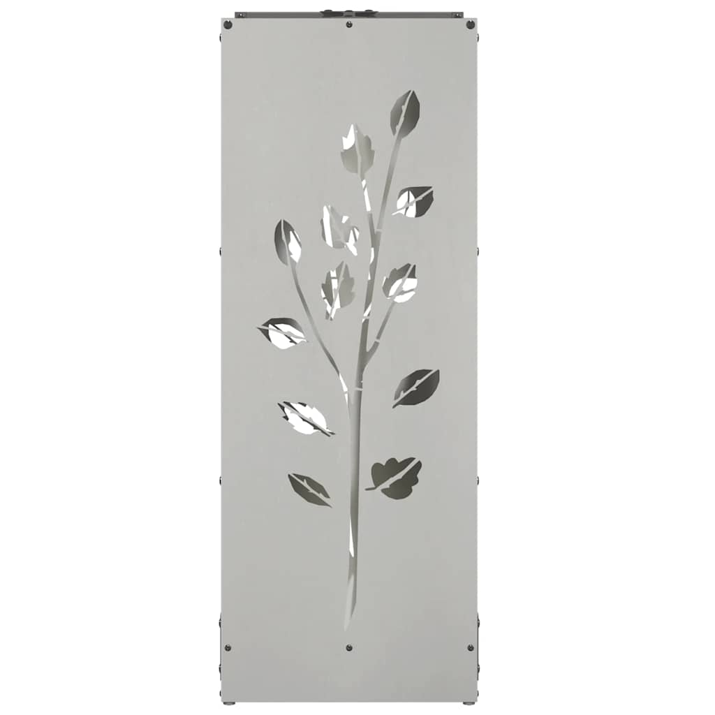 Rastrelliera per Legna da Ardere 40x30x80 cm in Acciaio Inox