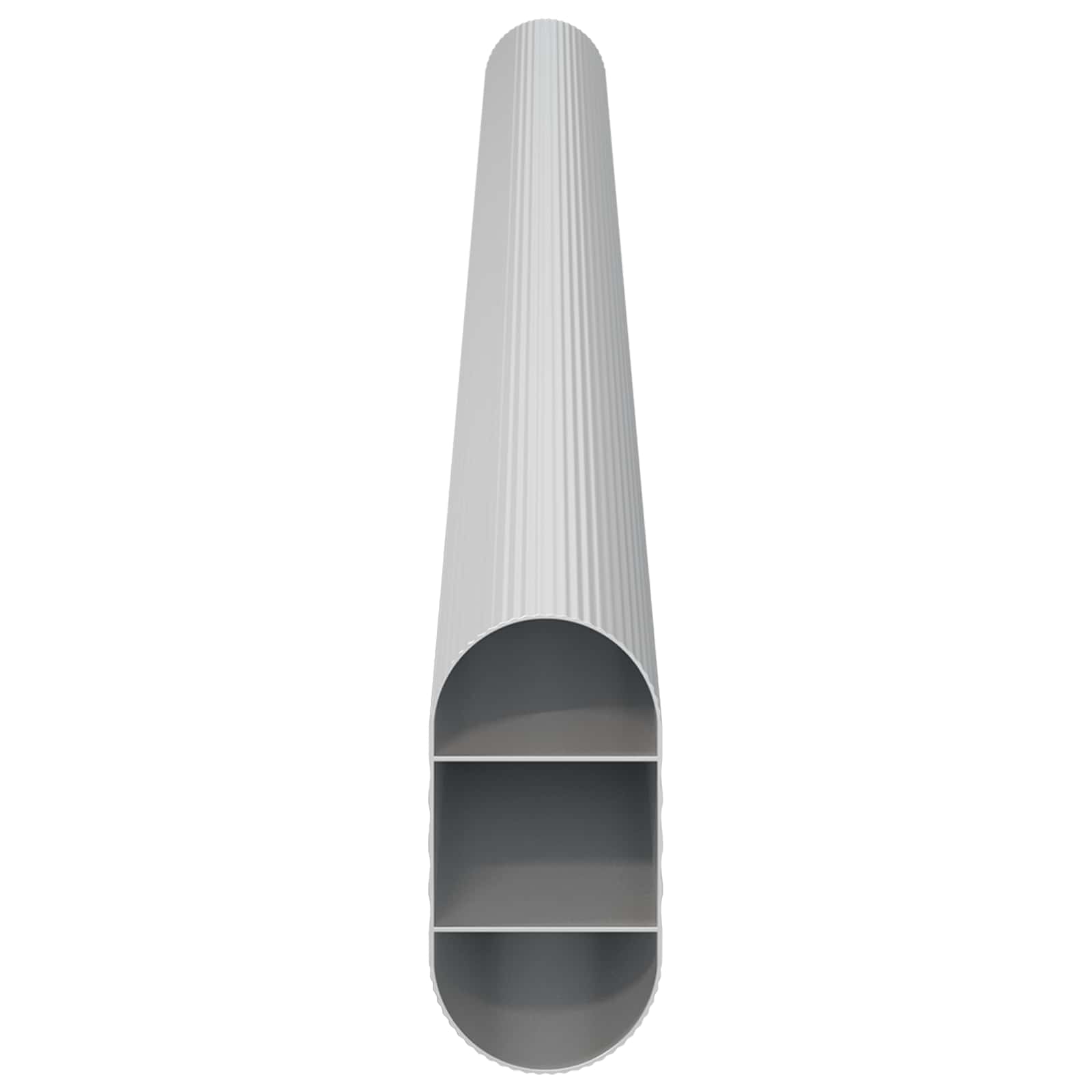 Asta per armadio 12 pz Argento 264 x 15 x 29 mm