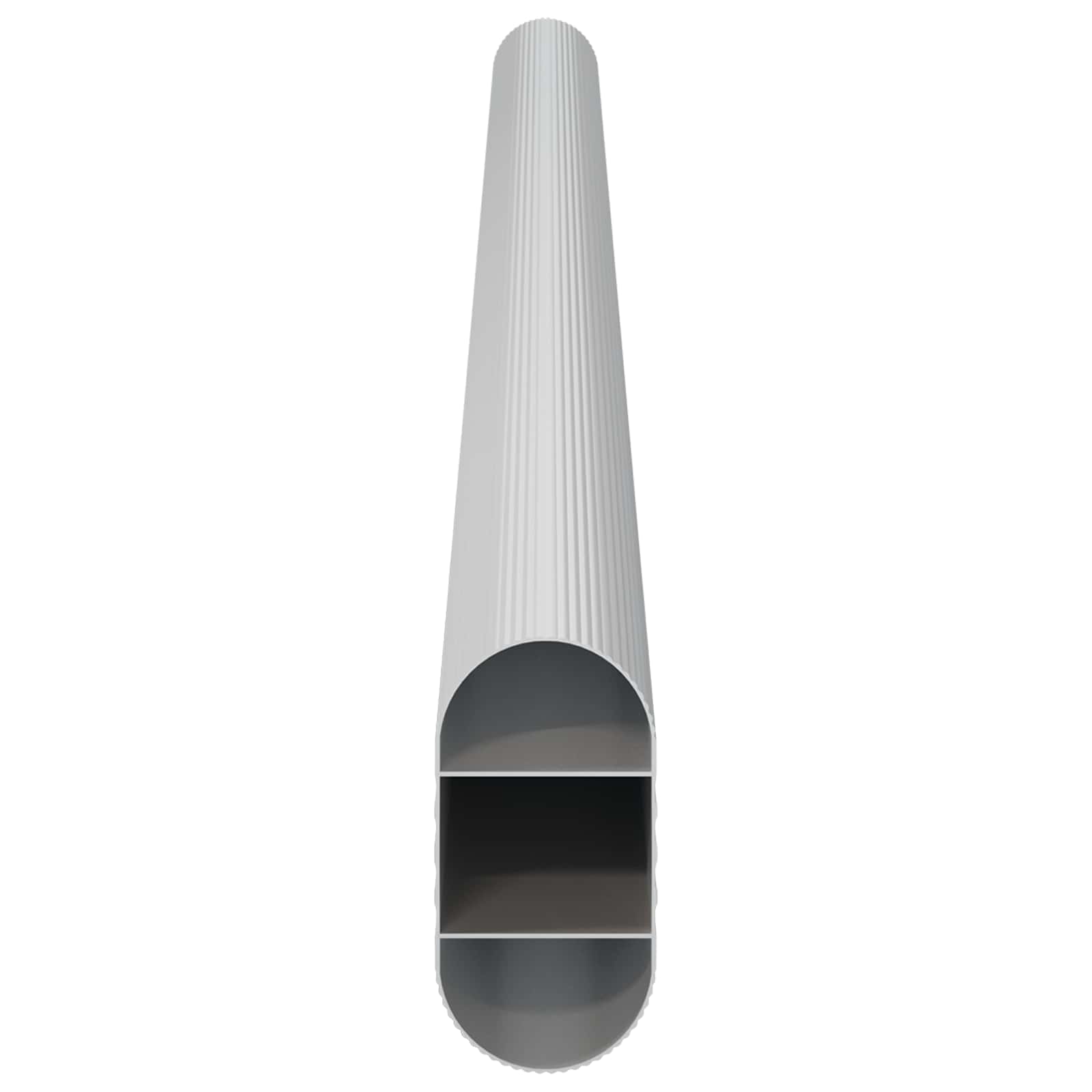Asta per armadio 12 pz Argento 316 x 15 x 29 mm