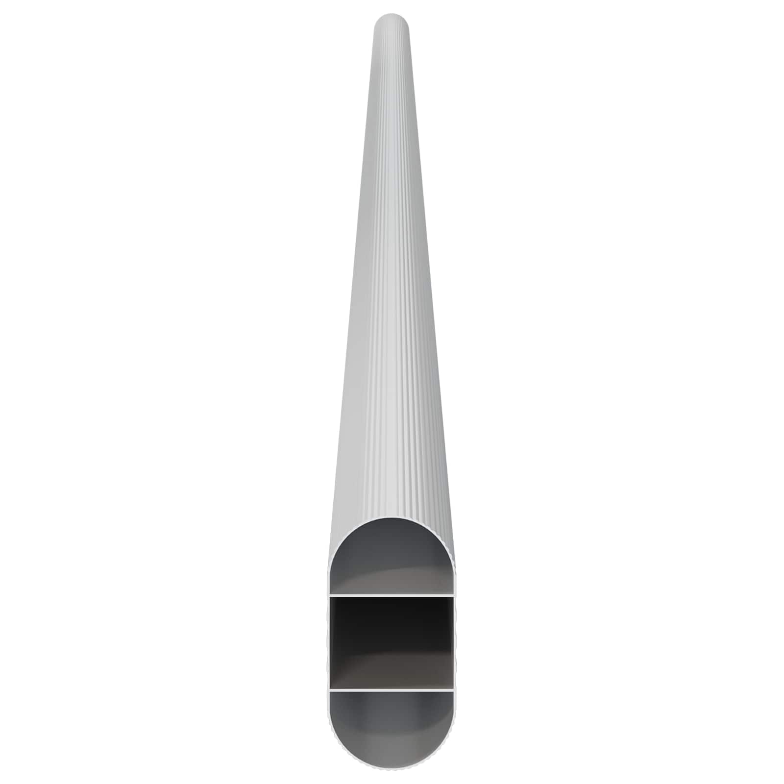Asta per armadio 12 pz Argento 764 x 15 x 29 mm