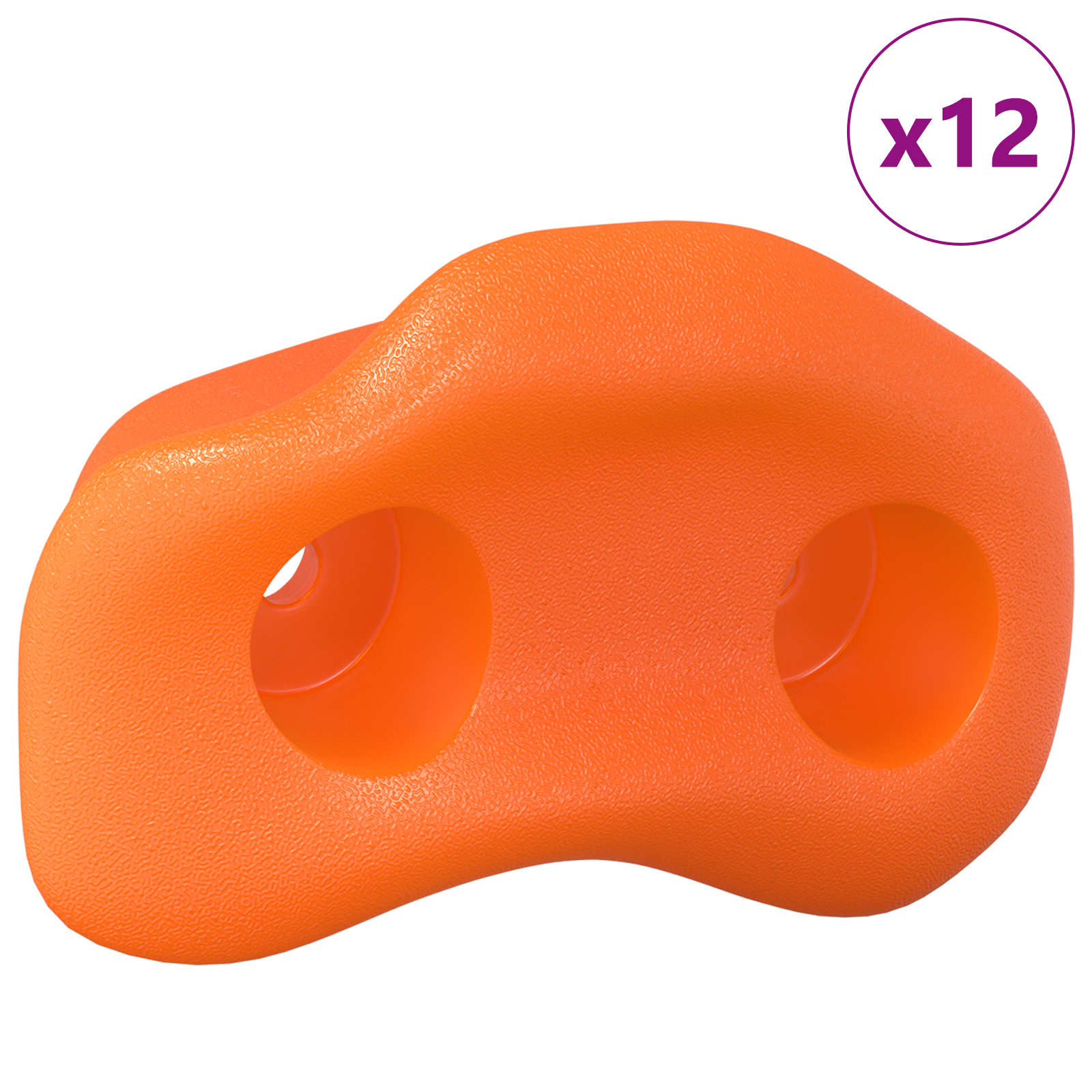 Presina da arrampicata 12 pz Arancione 100 x 67 x 43 mm PP