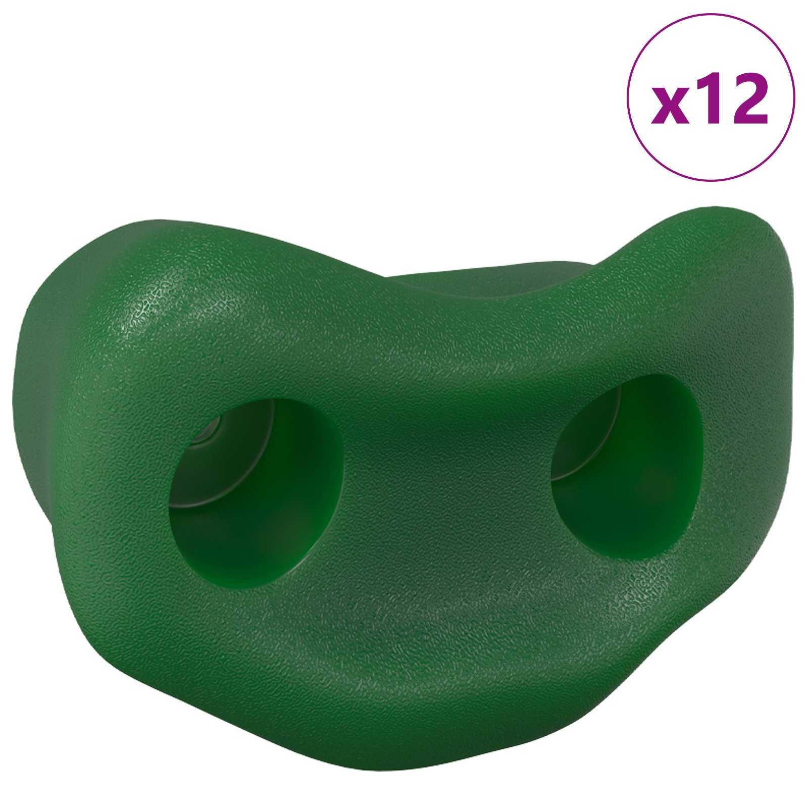 Presina da arrampicata 12 pz Verde 100 x 67 x 43 mm PP