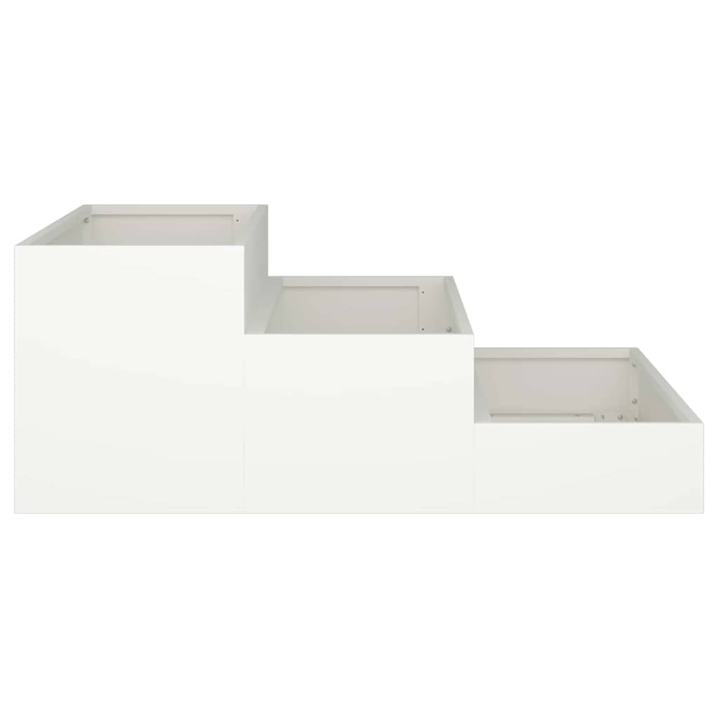 Vaso da giardino Bianco 90 x 90 x 35 cm