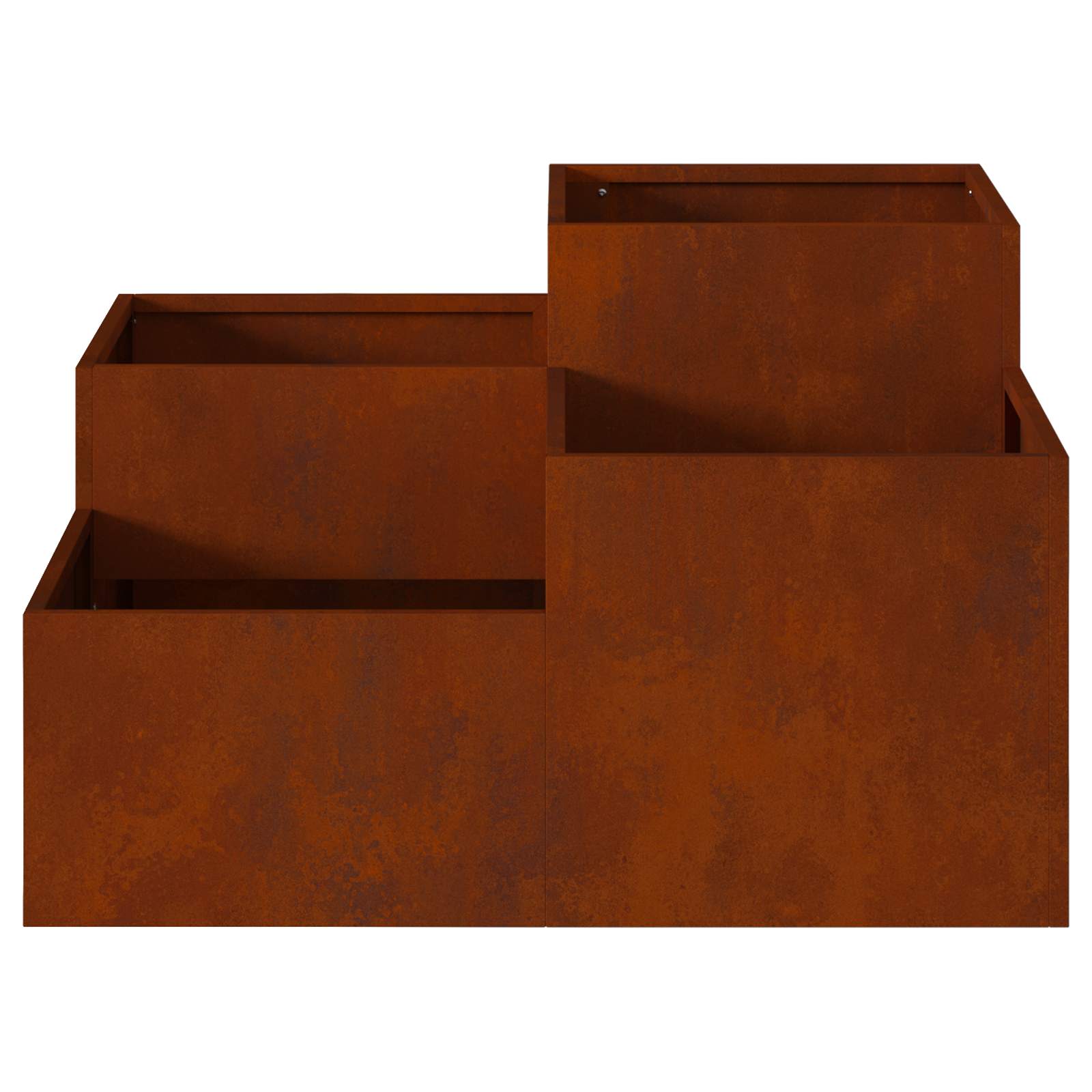 Vaso da giardino Ruggine 80 x 80 x 48 cm