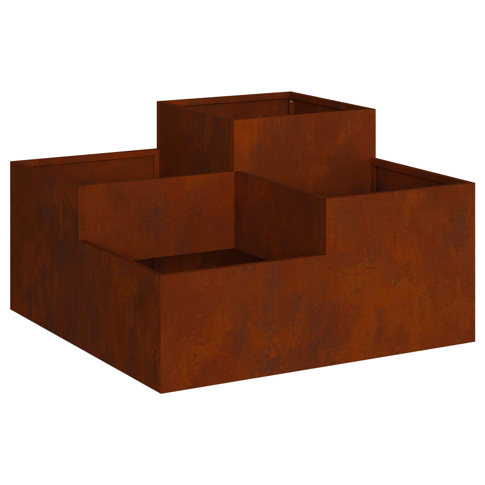 Vaso da giardino Ruggine 100 x 100 x 48 cm