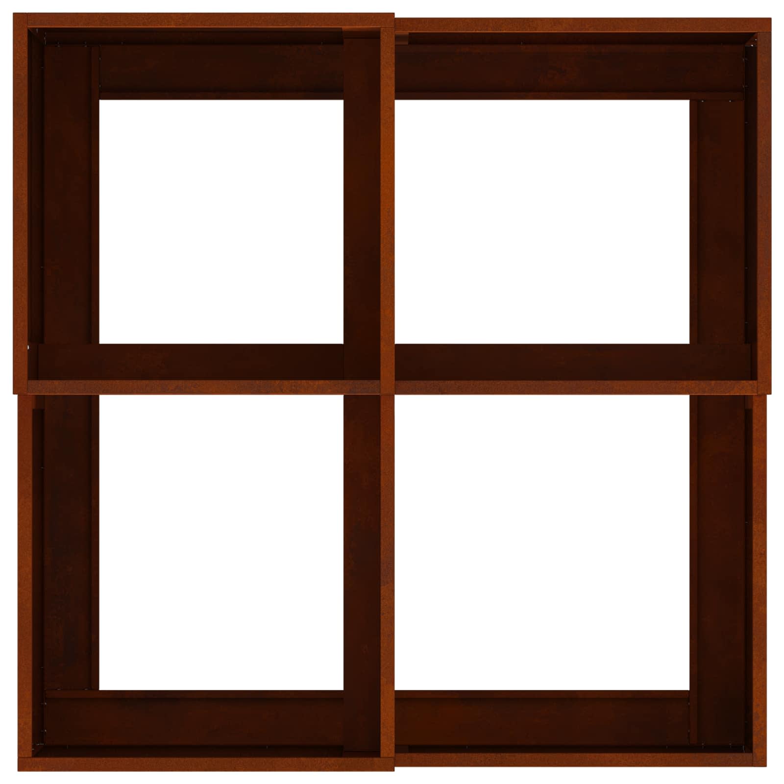 Vaso da giardino Ruggine 100 x 100 x 48 cm