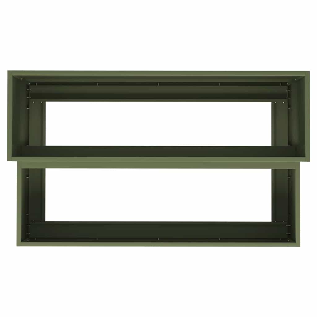 Vaso da giardino Verde oliva 100 x 60 x 45 cm