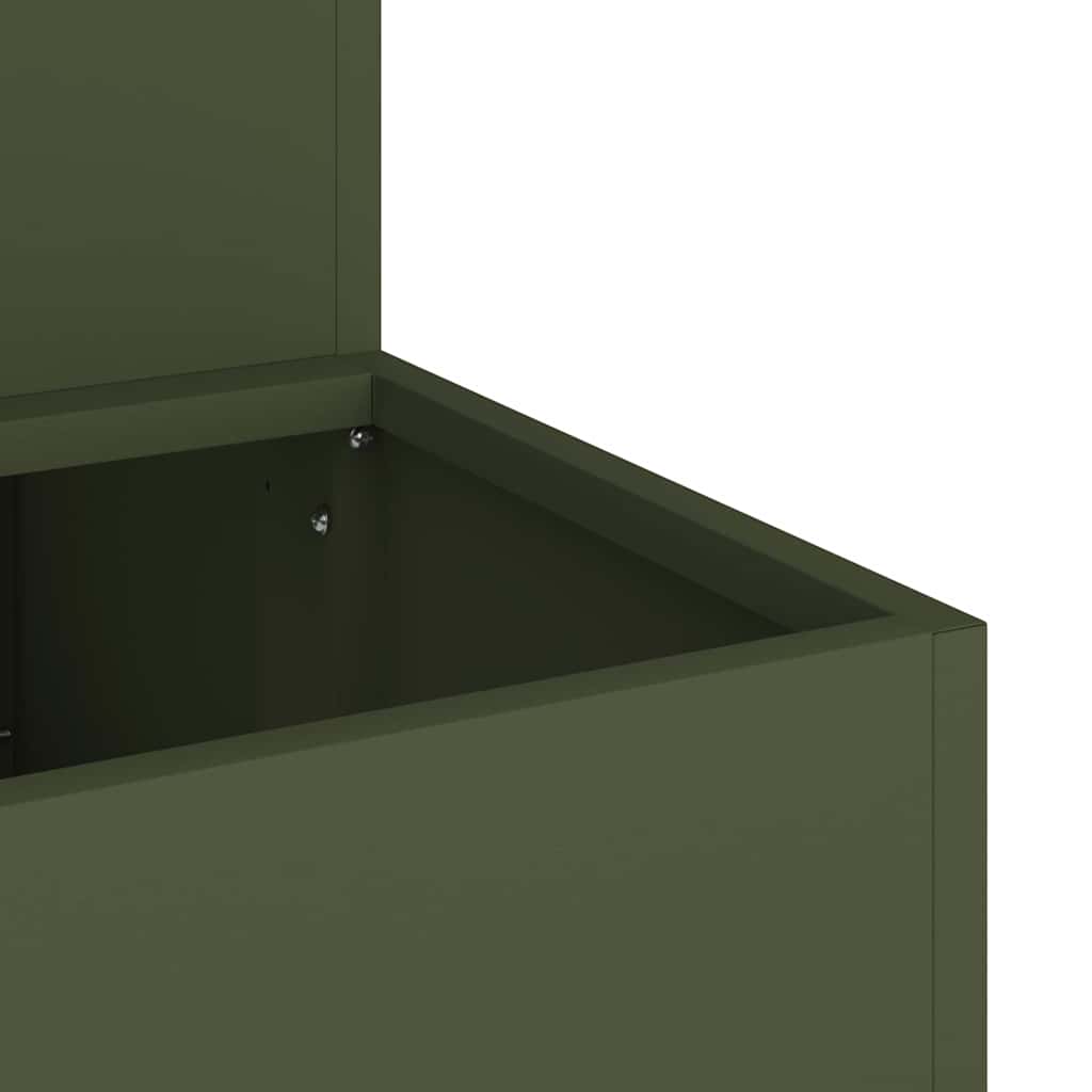 Vaso da giardino Verde oliva 100 x 60 x 45 cm