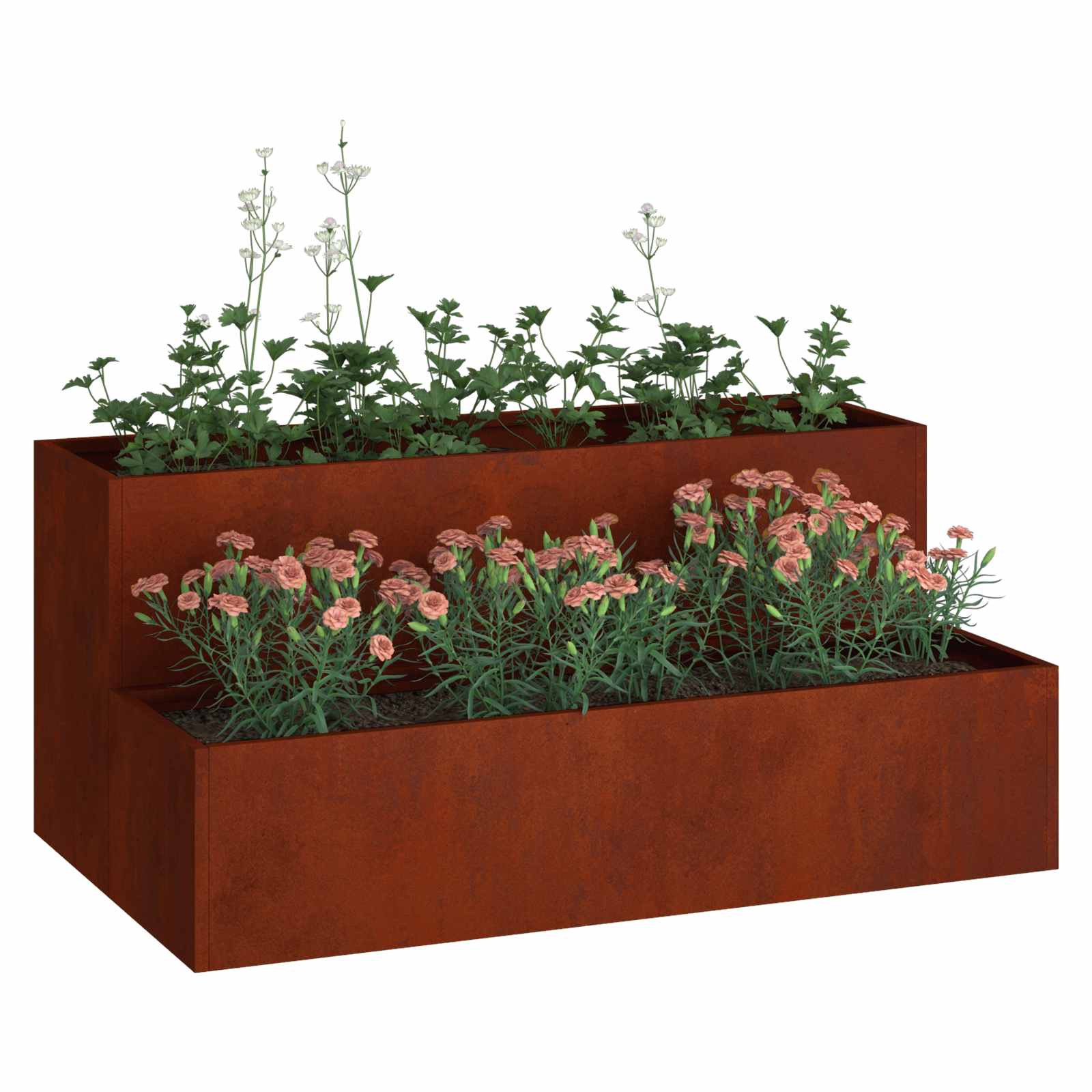 Vaso da giardino Ruggine 100 x 60 x 45 cm