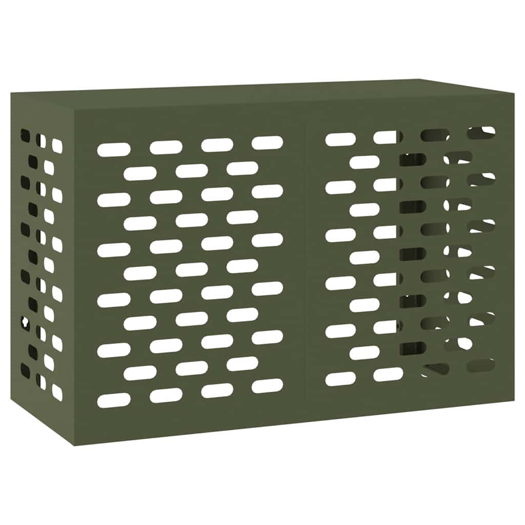 Copertura per condizionatore d'aria Verde Oliva 90 x 40 x 60 cm