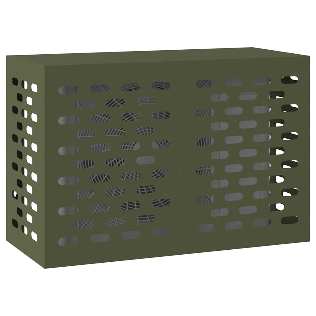 Copertura per condizionatore d'aria Verde Oliva 90 x 40 x 60 cm