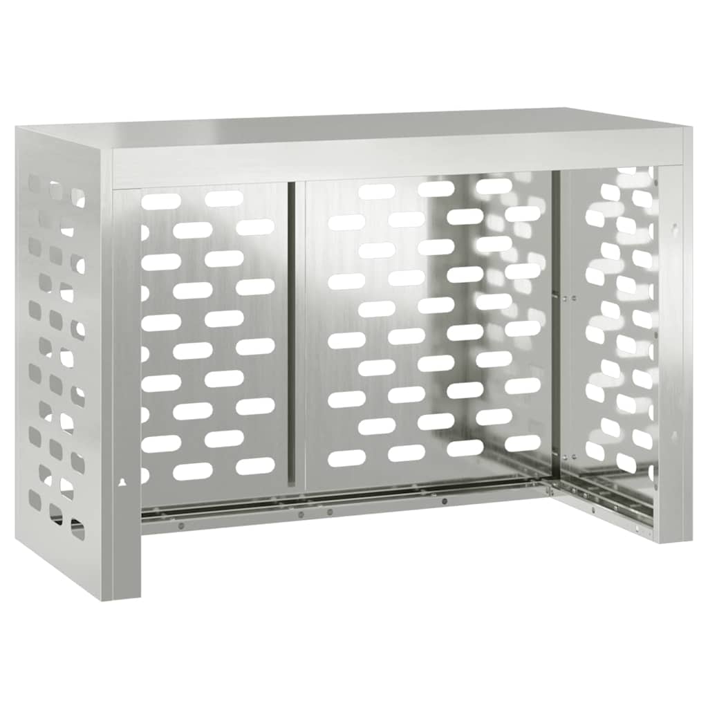 Copertura per condizionatore d'aria Argento 90 x 40 x 60 cm