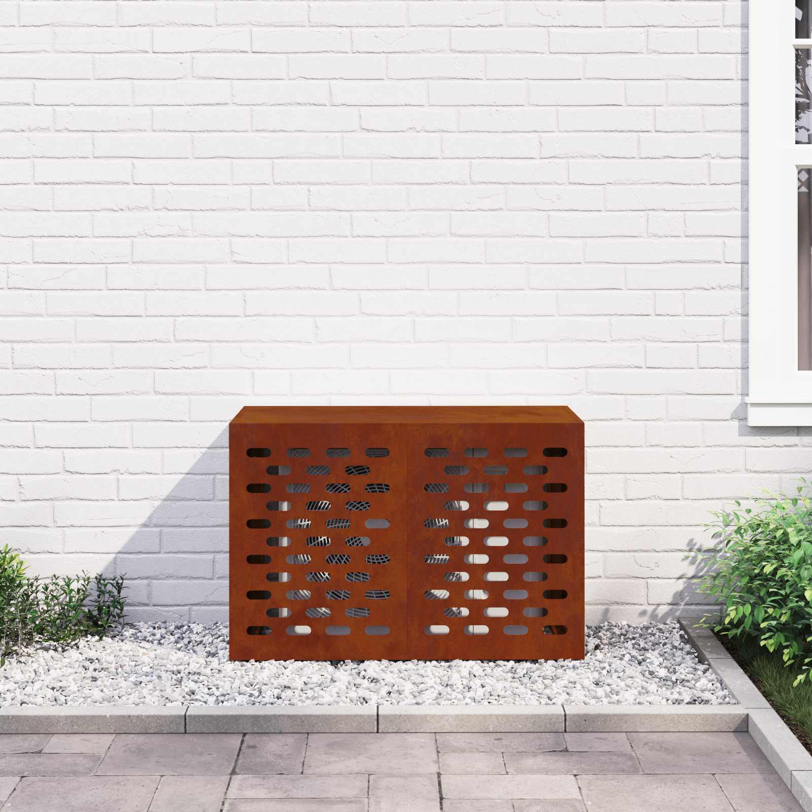 Copertura per condizionatore d'aria Ruggine 90 x 40 x 60 cm